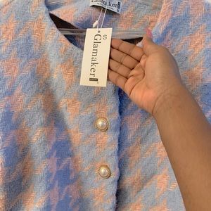 Two piece tweed suit